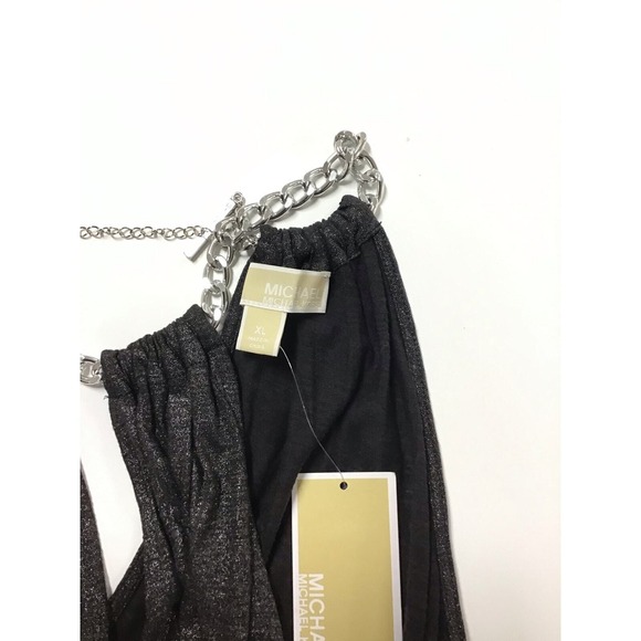 Michael Kors Black and Silver Womens Size Extra Large Dress - Picture 4 of 15